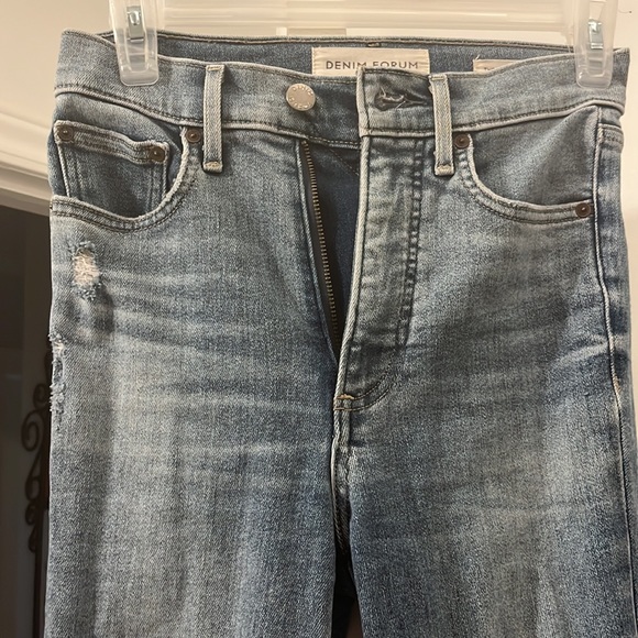 Aritzia Denim Forum Lola high rise skinny crop size 24 - Picture 2 of 5